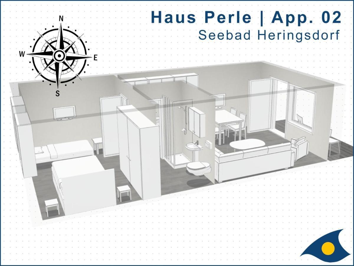 Haus Perle Whg 02 Apartment Херингсдорф Екстериор снимка