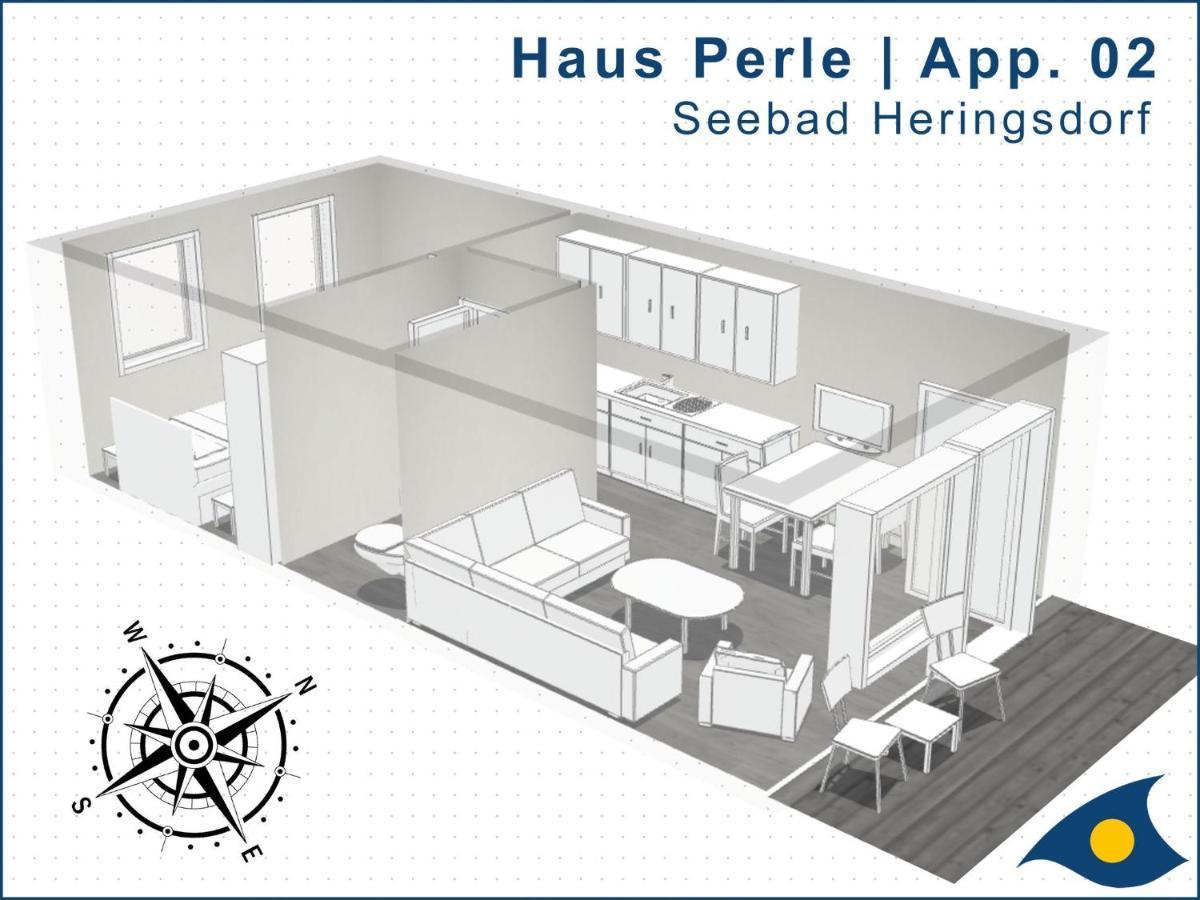 Haus Perle Whg 02 Apartment Херингсдорф Екстериор снимка